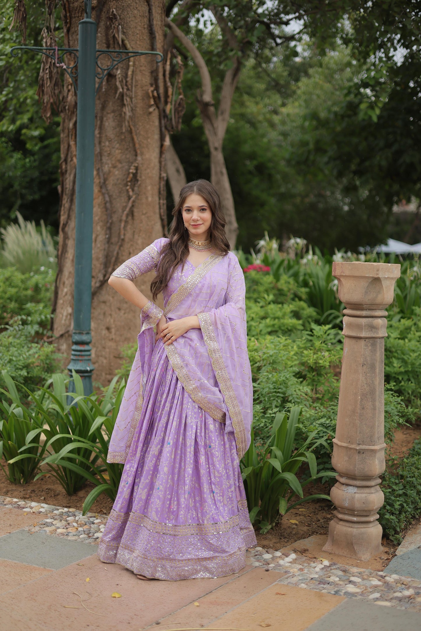 Jequard Lehenga choli Indian Readymade Wedding dress Lehenga