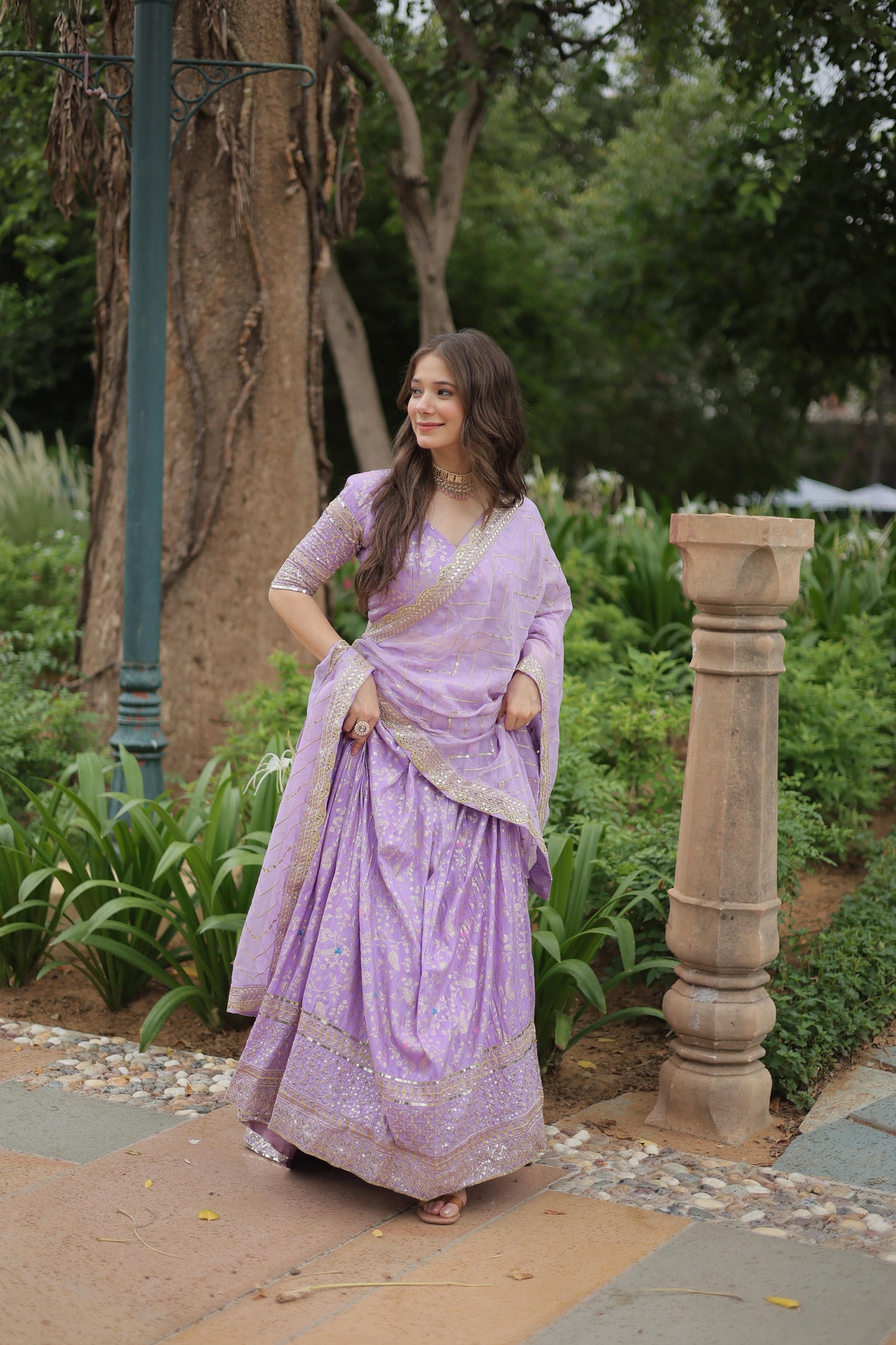 Jequard Lehenga choli Indian Readymade Wedding dress Lehenga