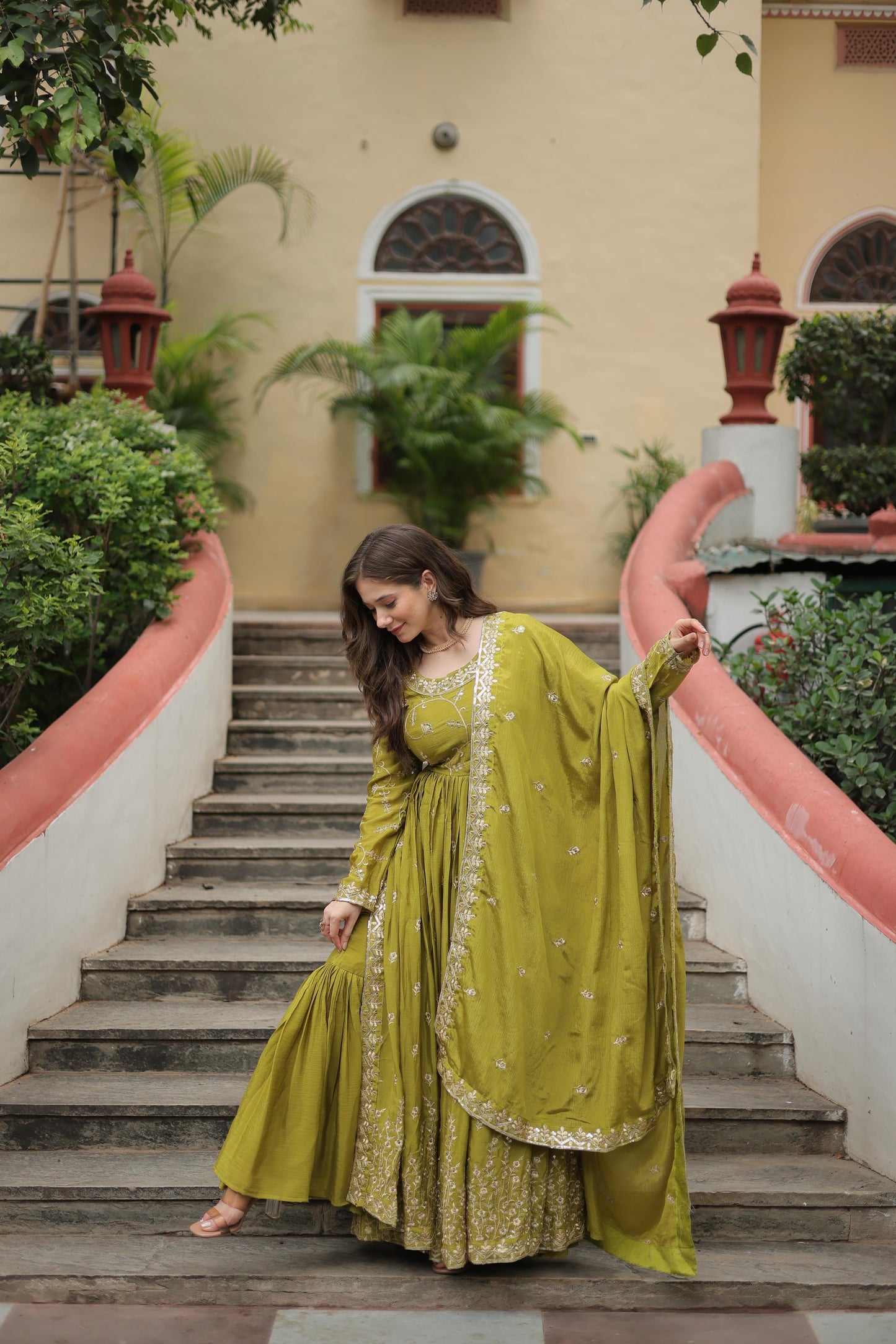 Sharara suit set Indian salwar kameez dress wedding Festival Dress