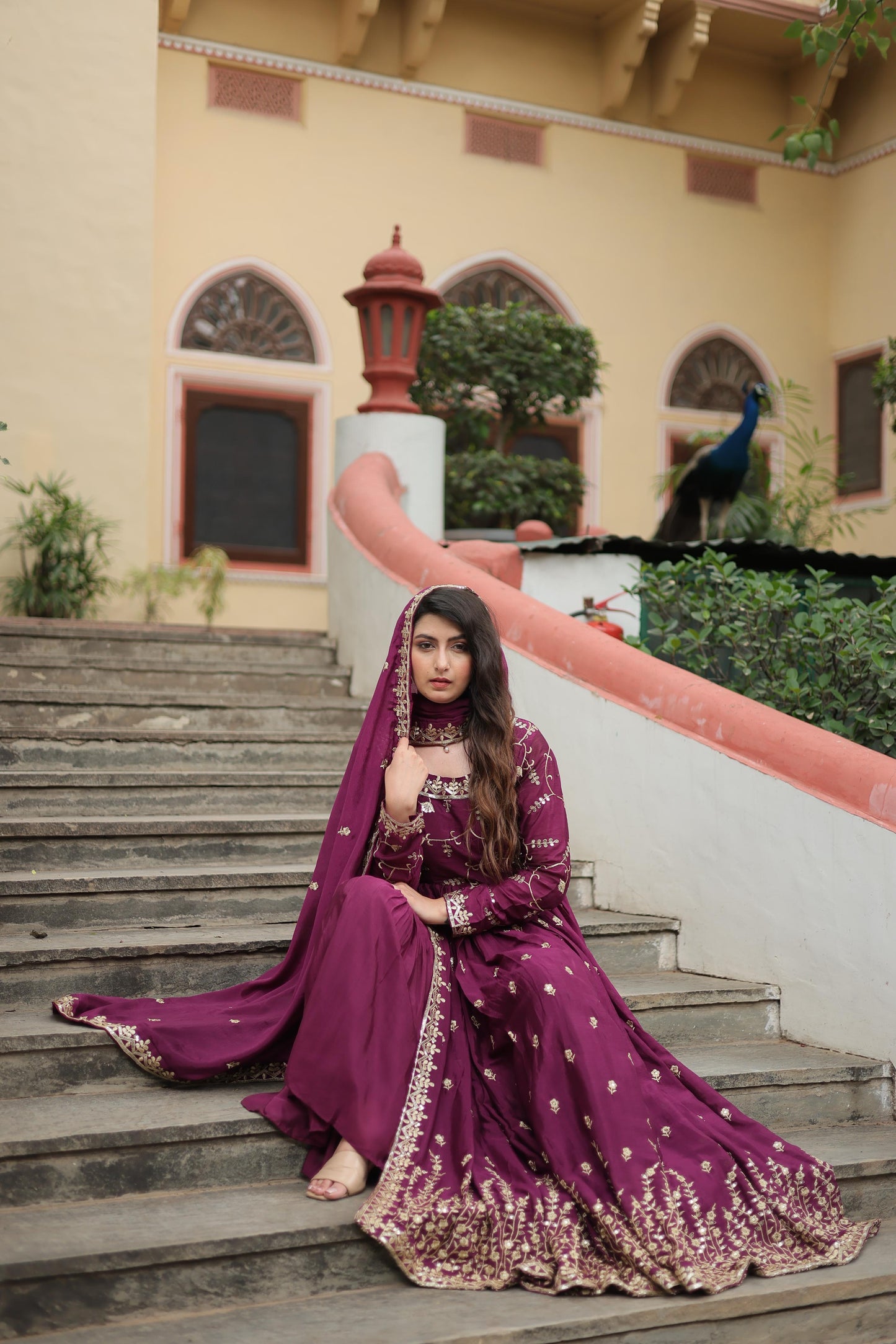 Sharara suit set Indian salwar kameez dress wedding Festival Dress