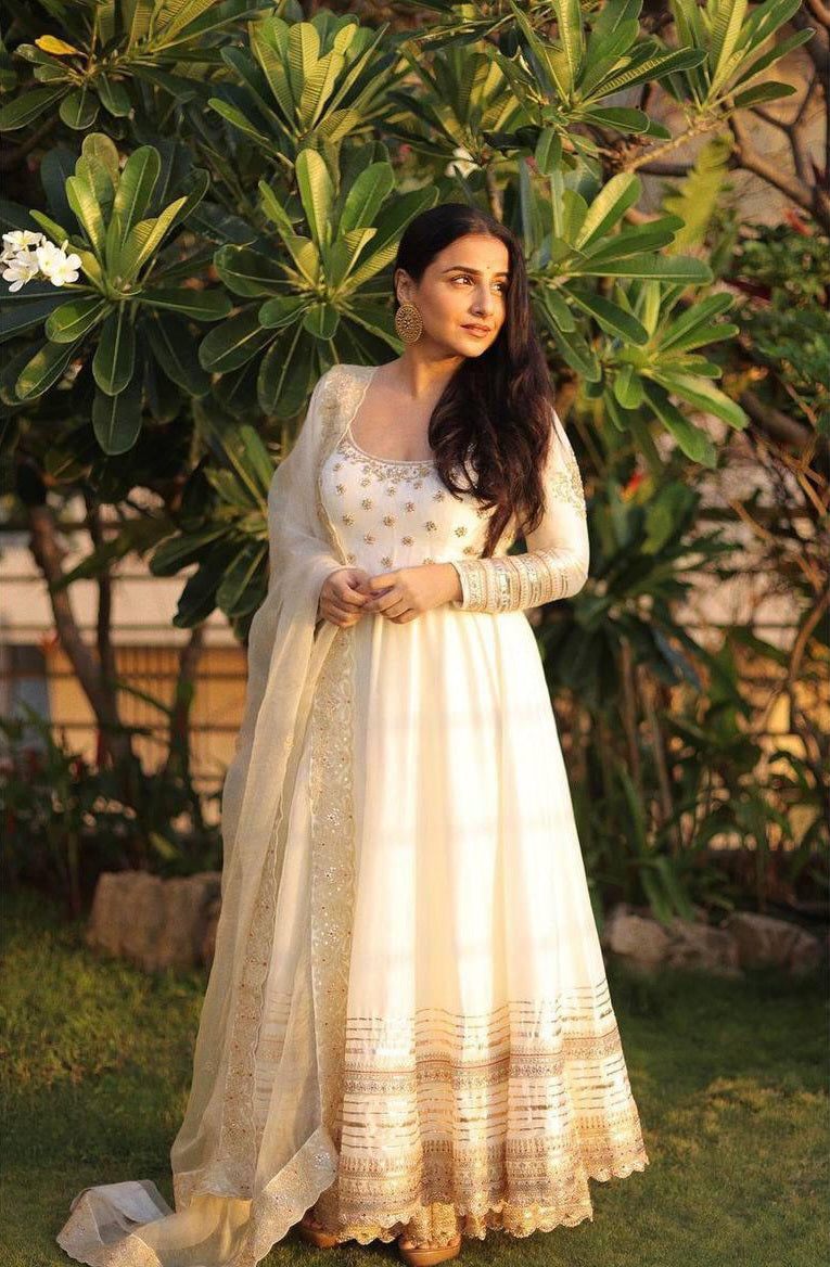 White Readymade Wedding Salwar Kameez suit Indian dress