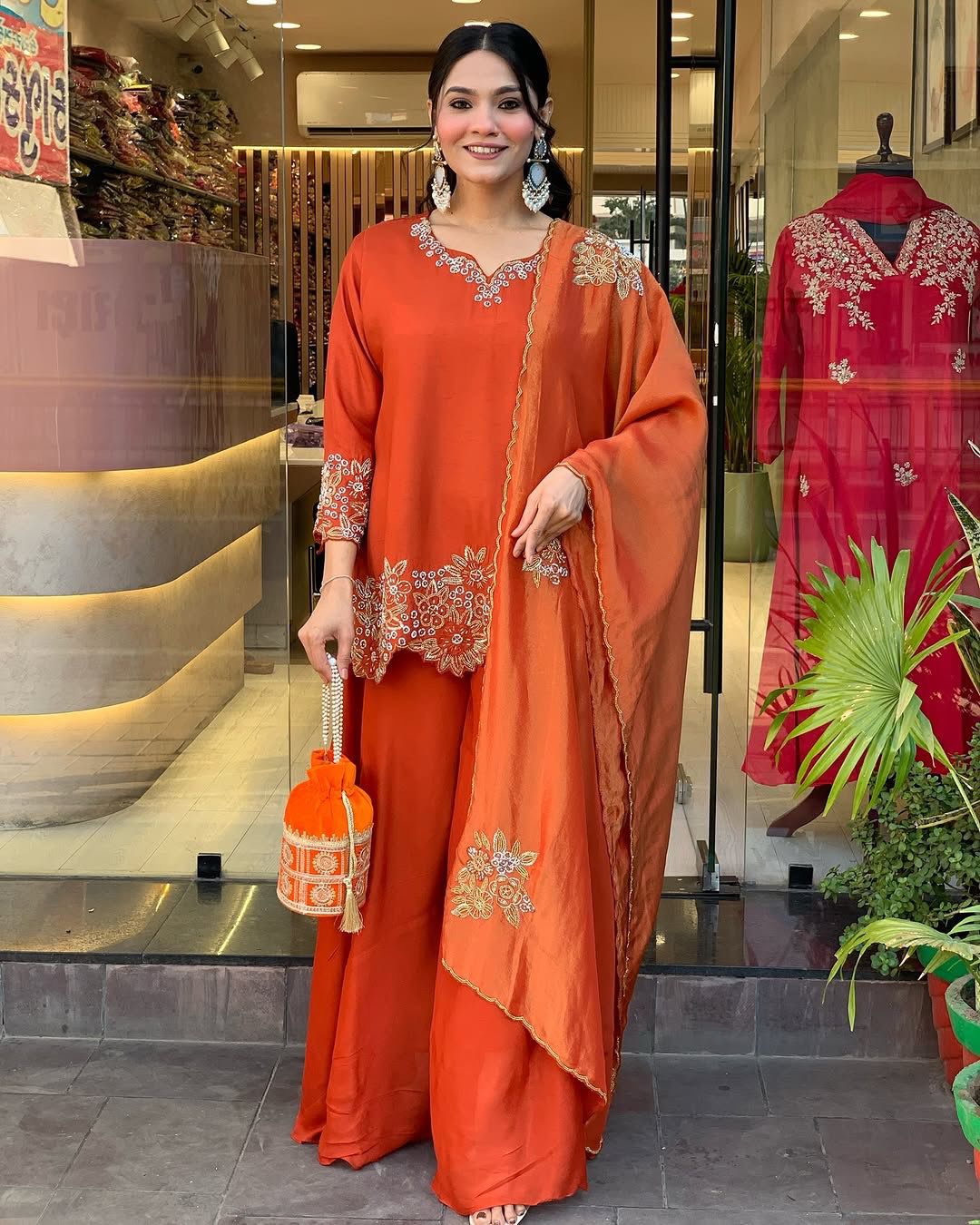 Wedding Palazzo Suit Set Ready to wear indian salwar kameez dress
