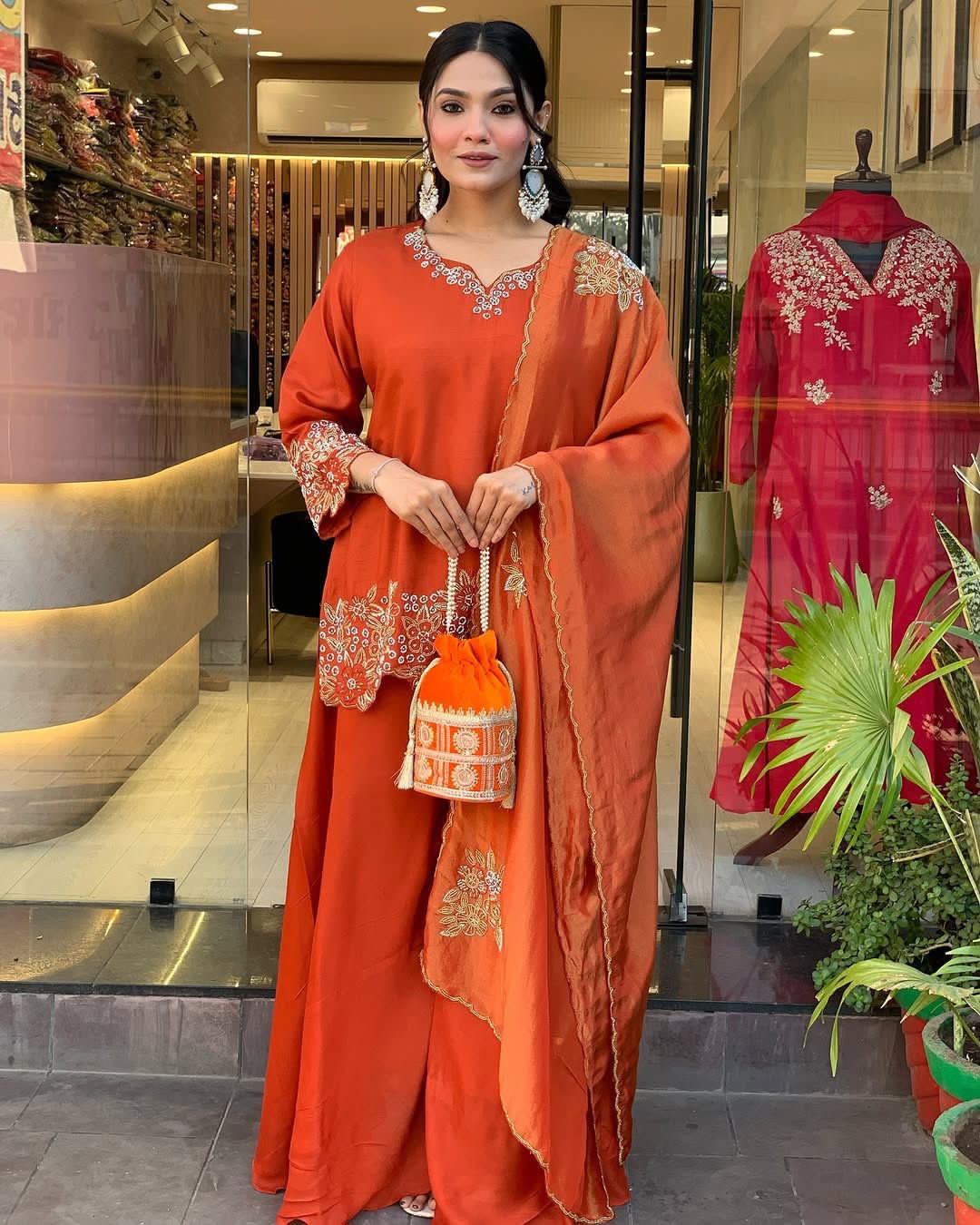 Wedding Palazzo Suit Set Ready to wear indian salwar kameez dress
