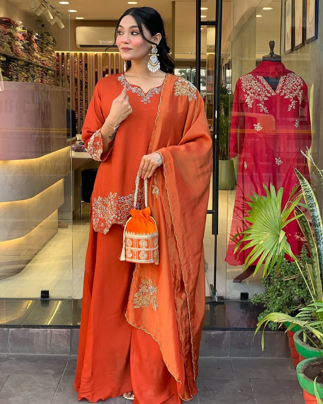 Wedding Palazzo Suit Set Ready to wear indian salwar kameez dress