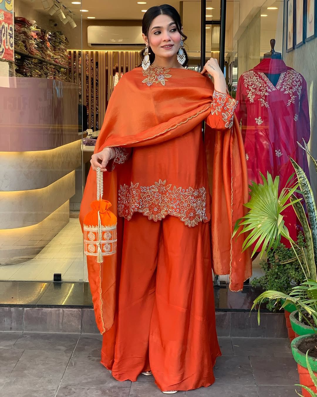 Wedding Palazzo Suit Set Ready to wear indian salwar kameez dress