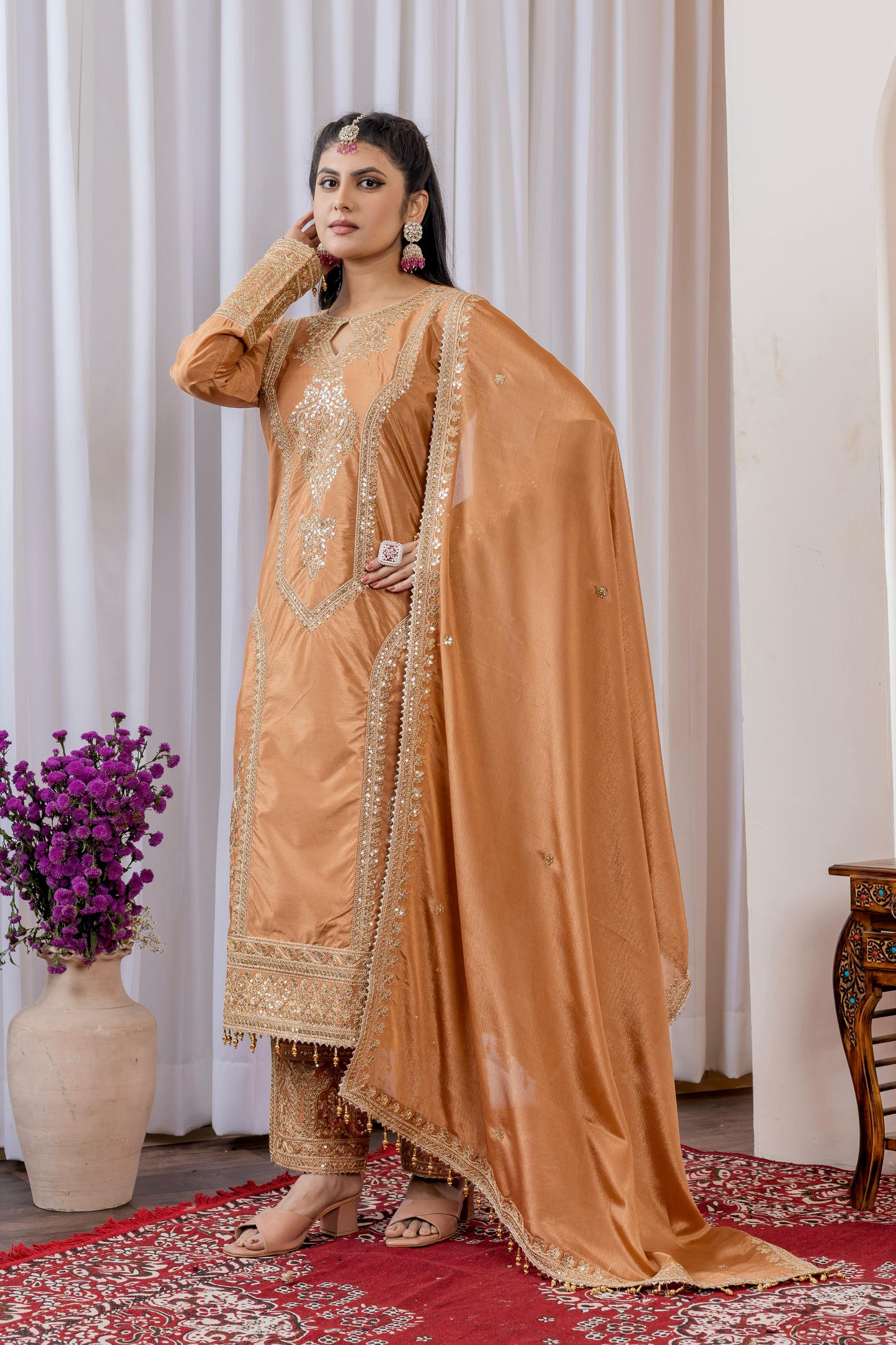 Festival wedding wear Readymade Indian salwar kameez suit dress