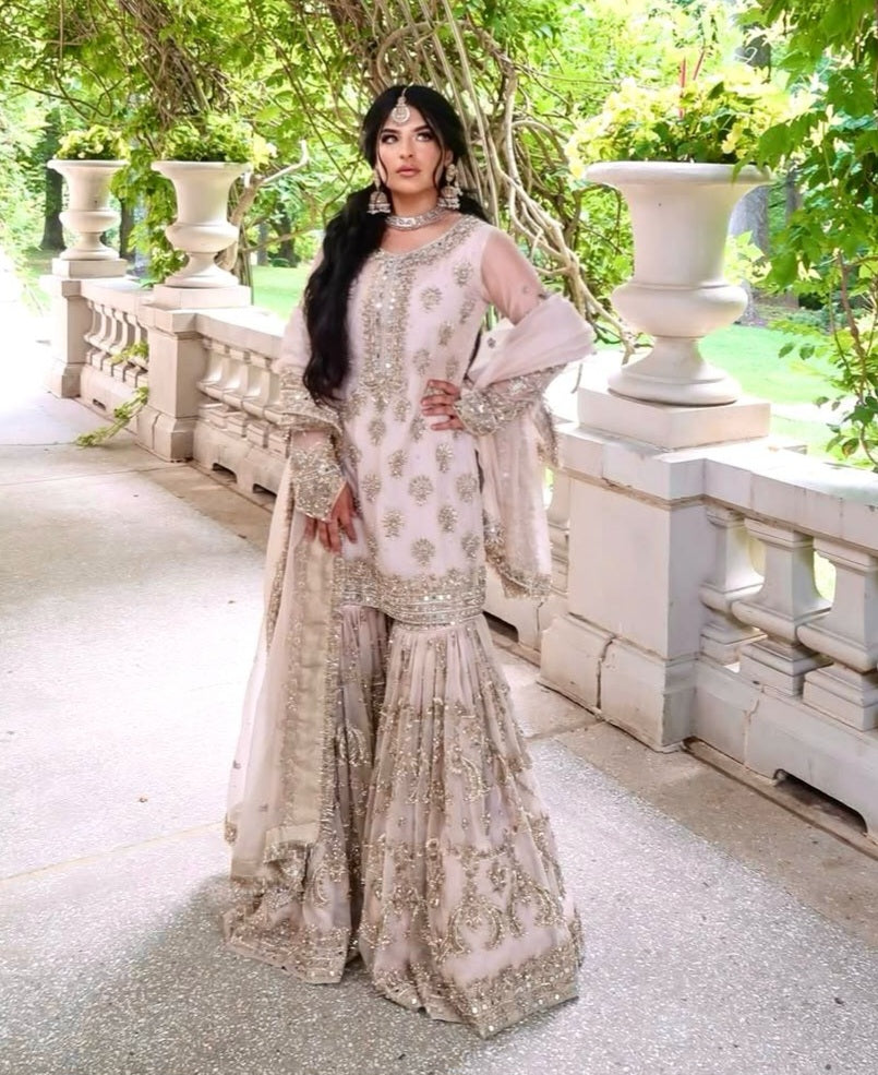 Sharara Suit Set wedding salwar kameez Ready to Wear indian dress