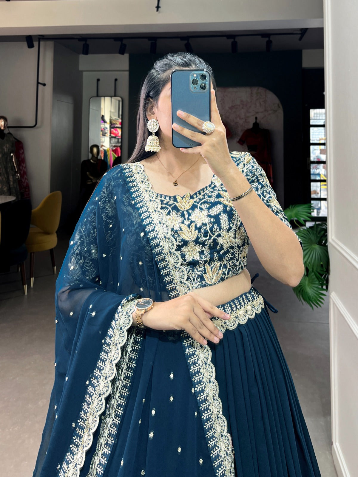 Ready To Wear Wedding lehenga choli Stitched Indian lehenga