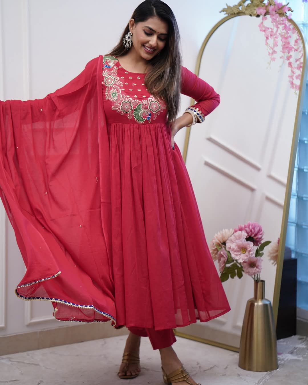 Trending salwar kameez suit anarkali Readymade Indian Dress
