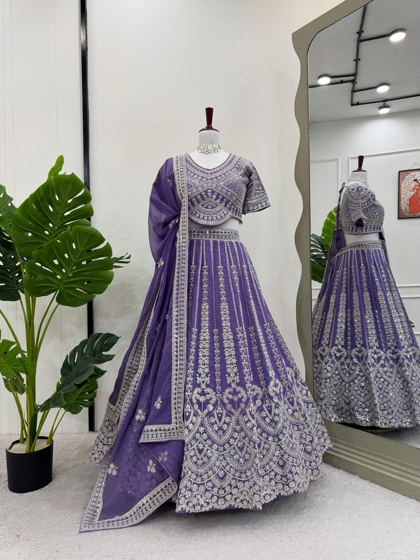 Premium Heavy wedding wear lehenga choli Readymade Indian lehenga dress
