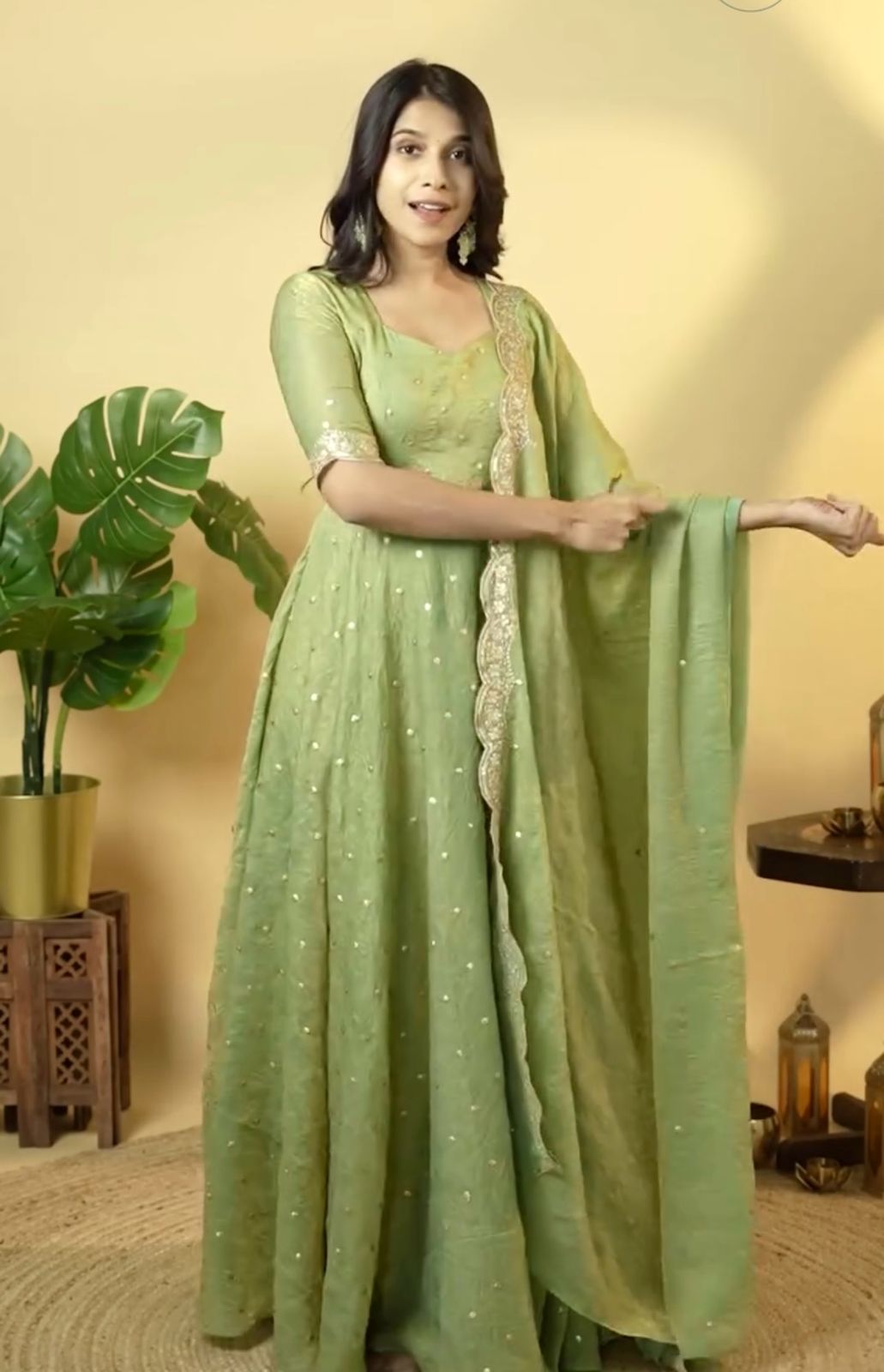 Anarkali Full Flaired salwar Kameez Indian Readymade dress for wedding Festival