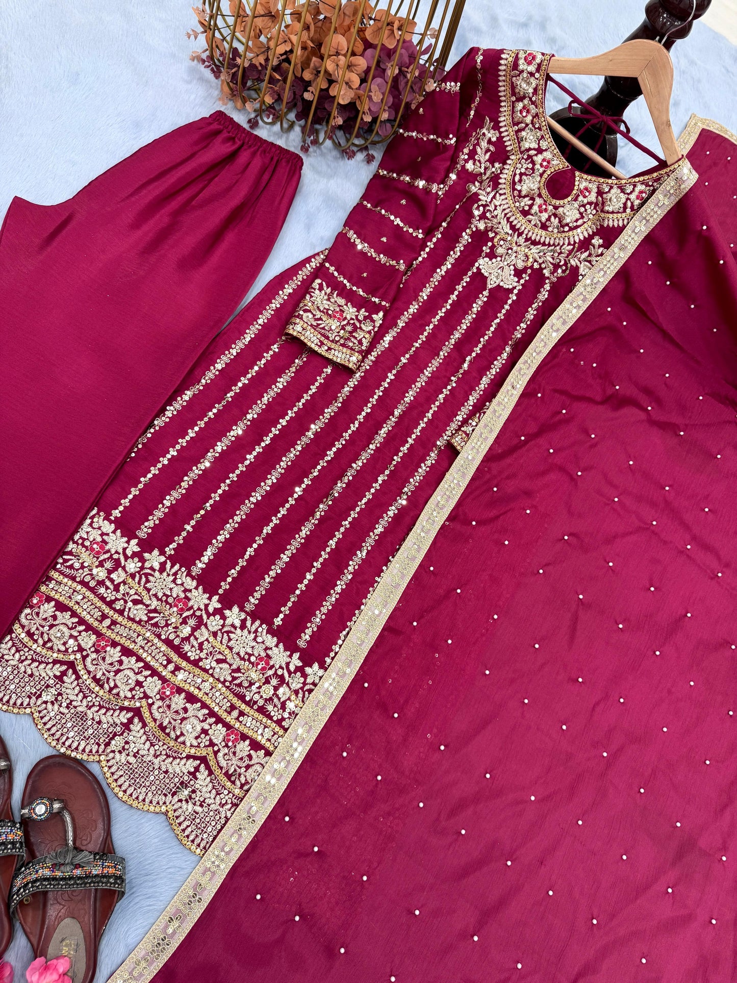 Pink pakistani salwar kameez suit Readymade Festival Indian Dress