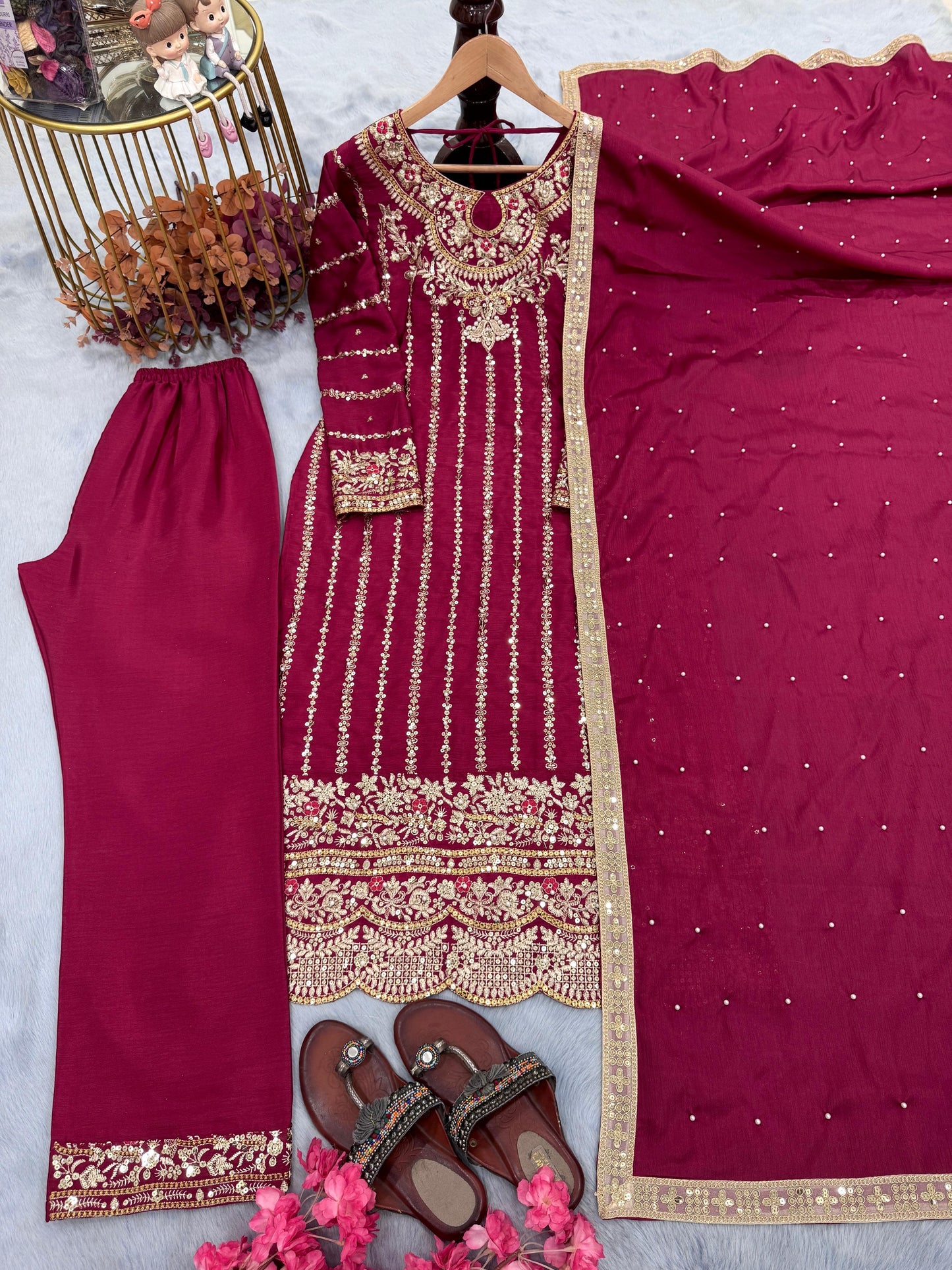 Pink pakistani salwar kameez suit Readymade Festival Indian Dress
