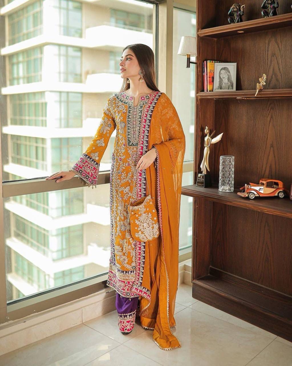 Pakistani Palazzo Suit set Readymade Indian salwar kameez wedding Festival Dress