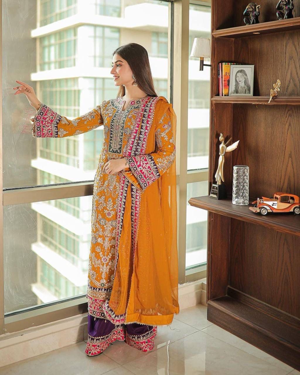 Pakistani Palazzo Suit set Readymade Indian salwar kameez wedding Festival Dress