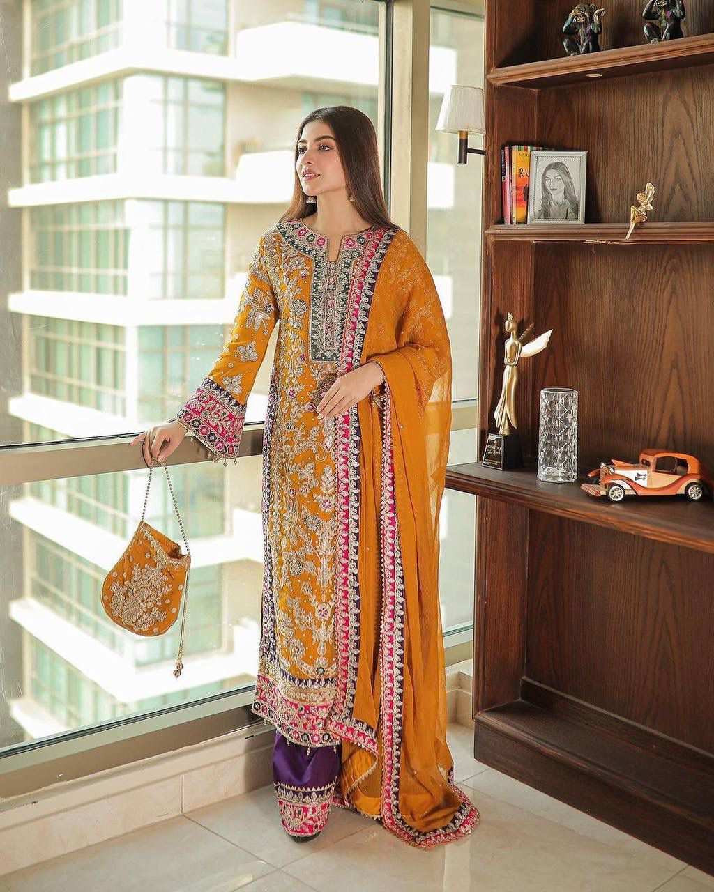 Pakistani Palazzo Suit set Readymade Indian salwar kameez wedding Festival Dress