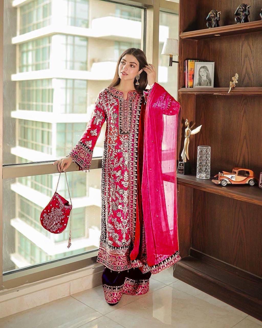 Pakistani Palazzo Suit set Readymade Indian salwar kameez wedding Festival Dress