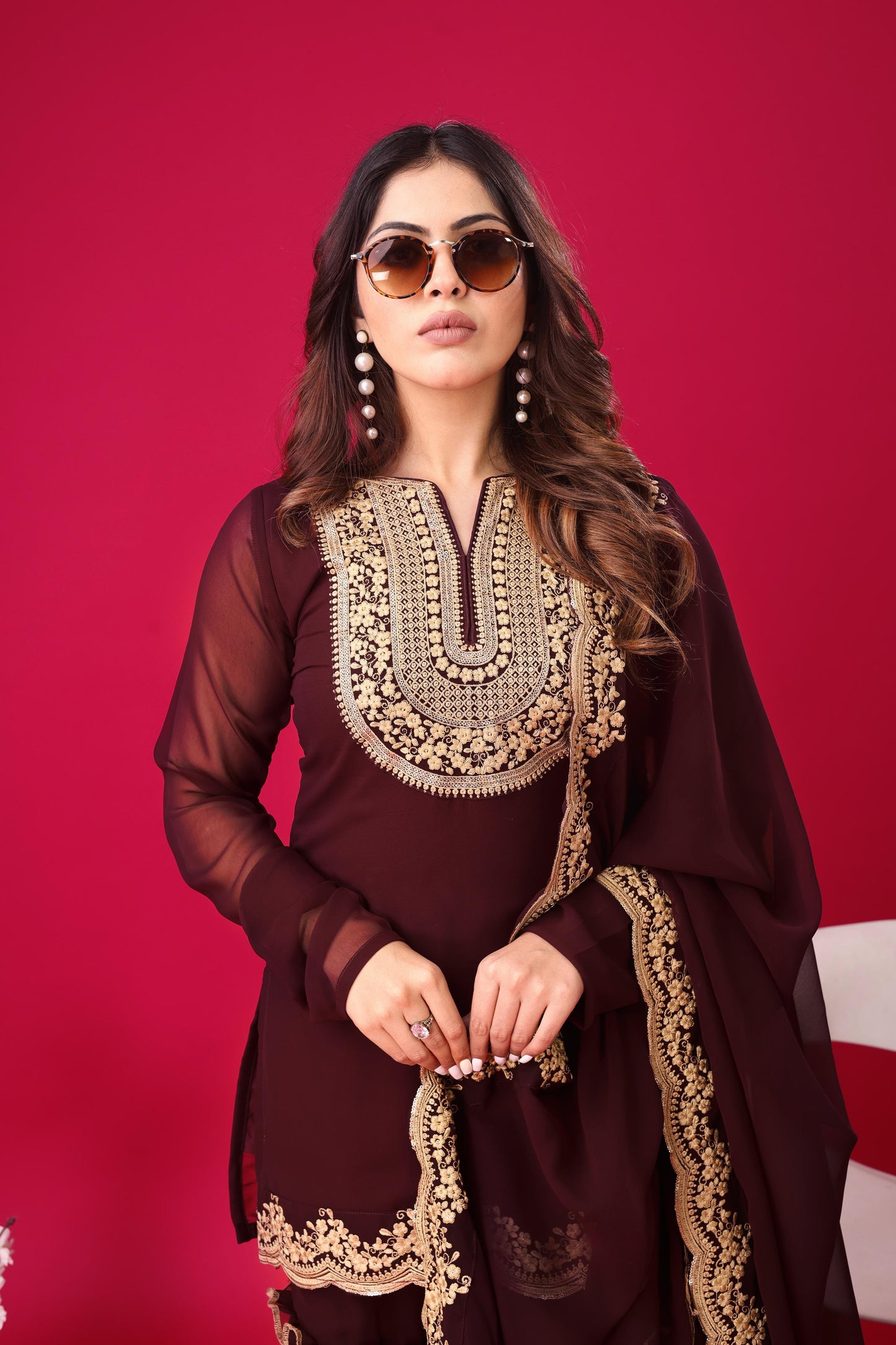 Sharara Suit Set for wedding Festival Readymade Salwar Kameez dress