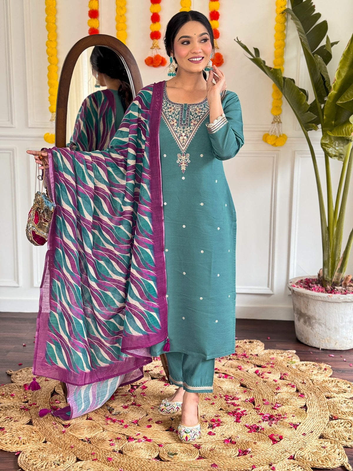 Wedding Festival wear indian salwar kameez readymade dress