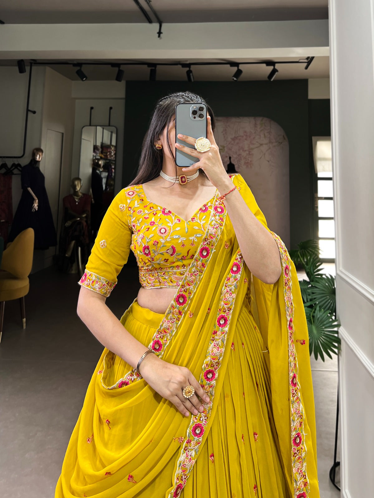 Haldi wear lehenga choli wedding Designer Stitched readymade Festival Lehenga Choli