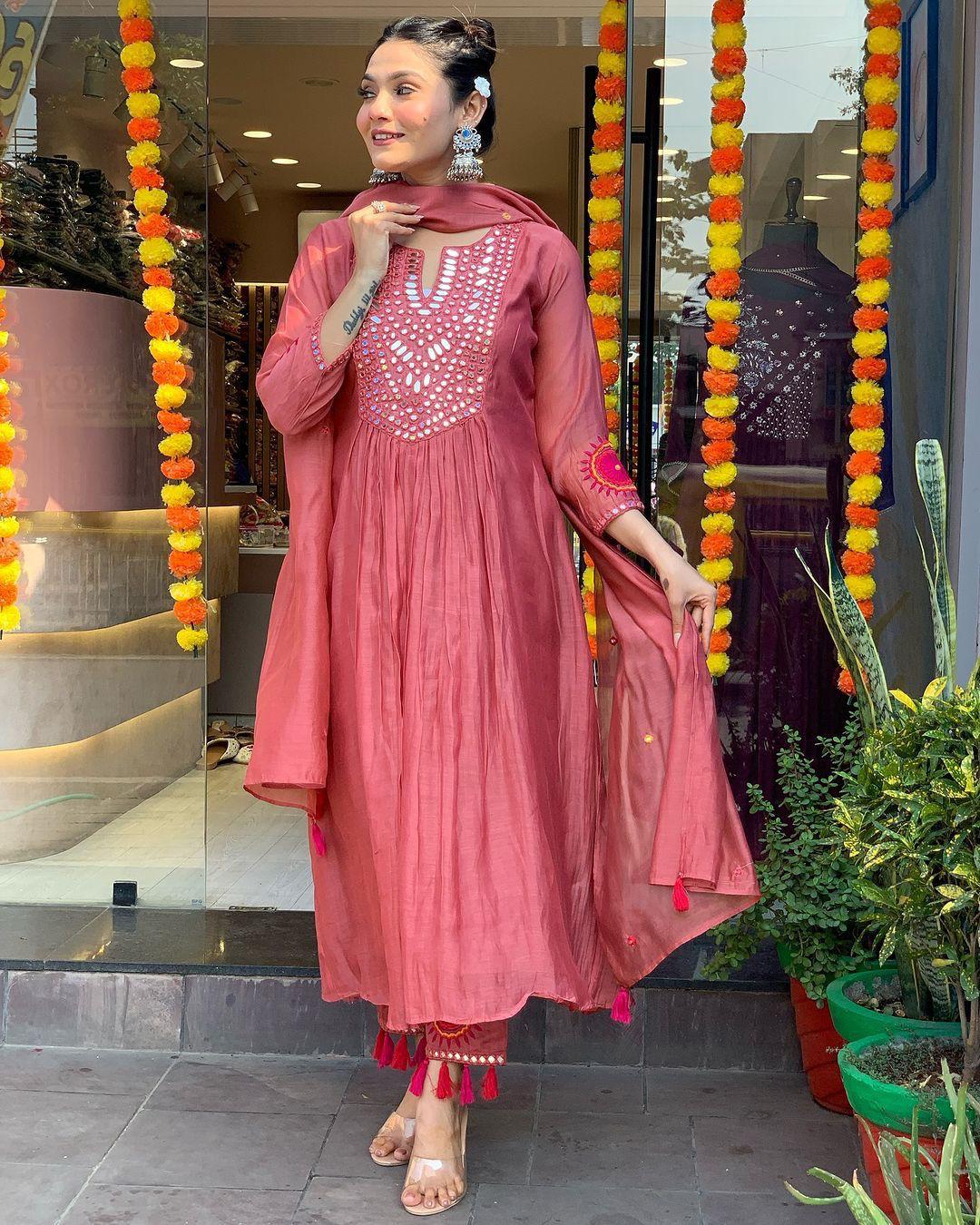 Readymade 3 piece suit Indian wedding dress salwar kameez