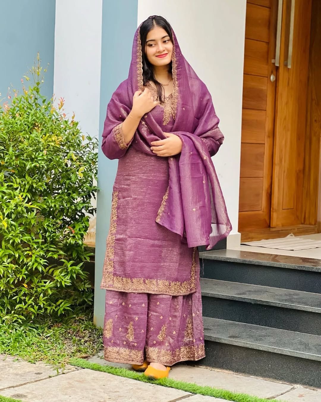 Pakistani Eid salwar Kameez Sharara Suit Set dress