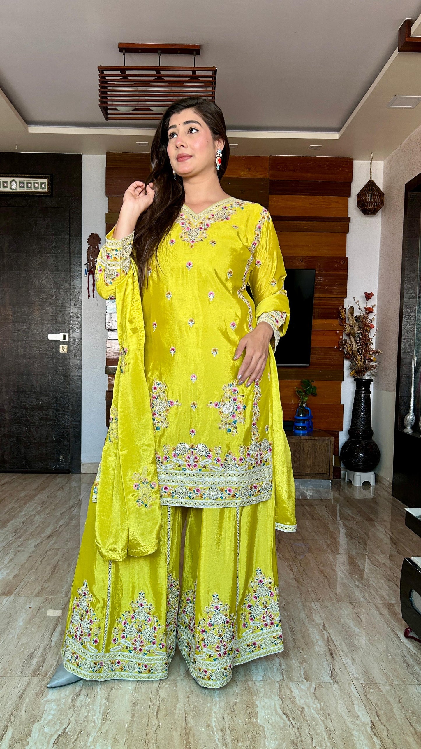 Wedding wear Palazzo Suit Set Readymade Indian Designer salwar Kameez