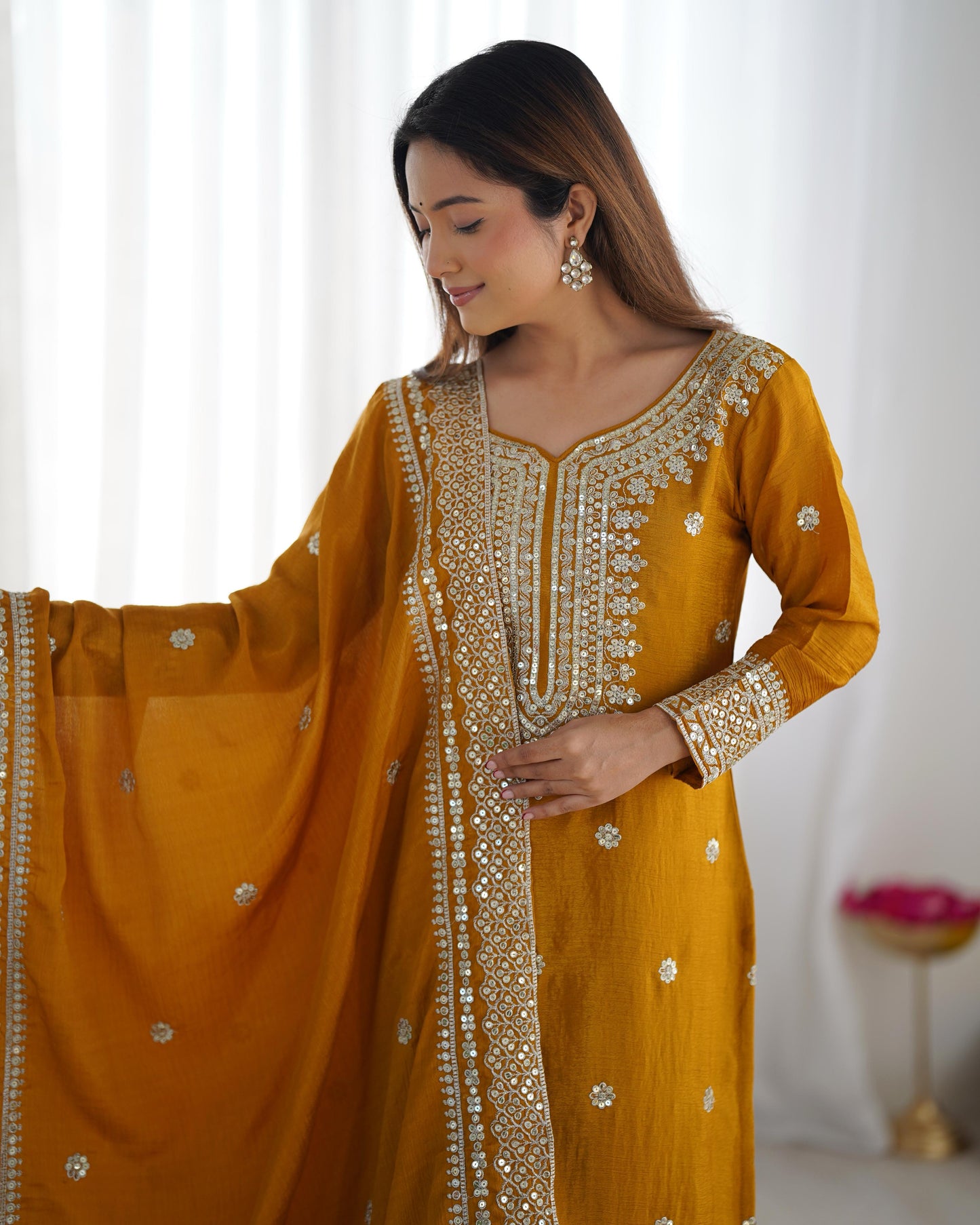 Wedding Palazzo Suit set Readymade Indian salwar kameez dress