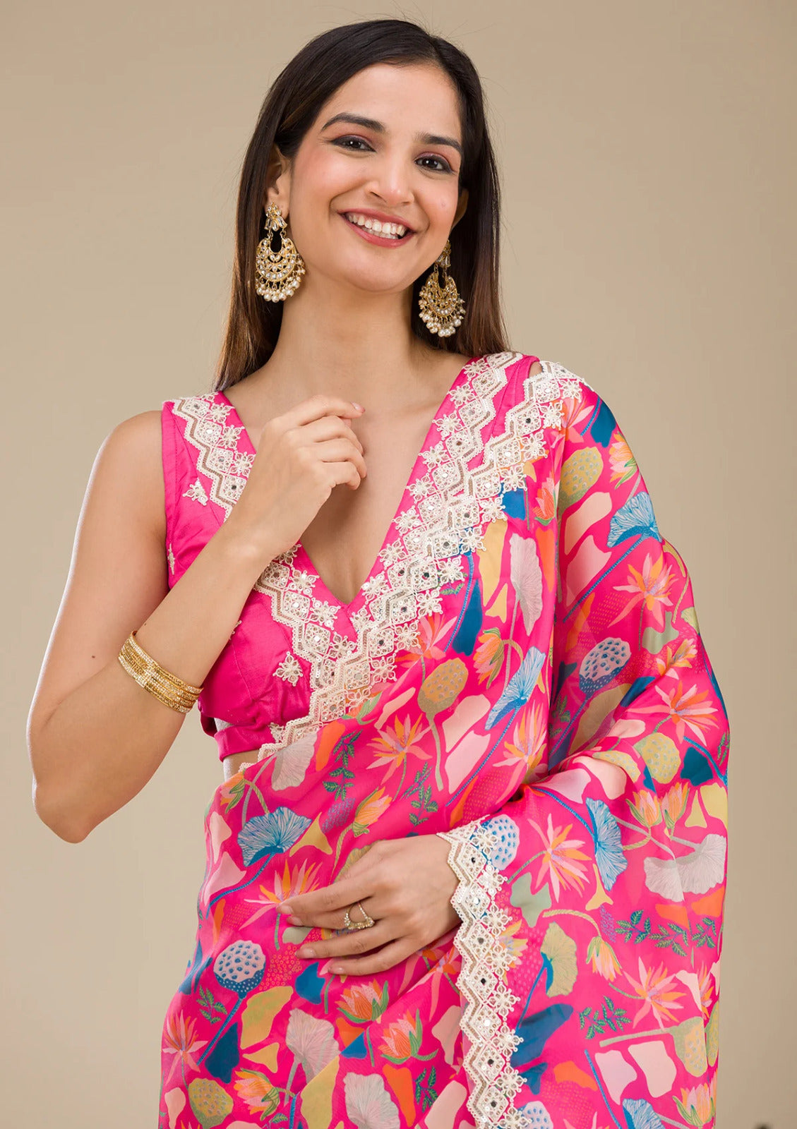 Wedding wear Readymade Indian Designer saree
