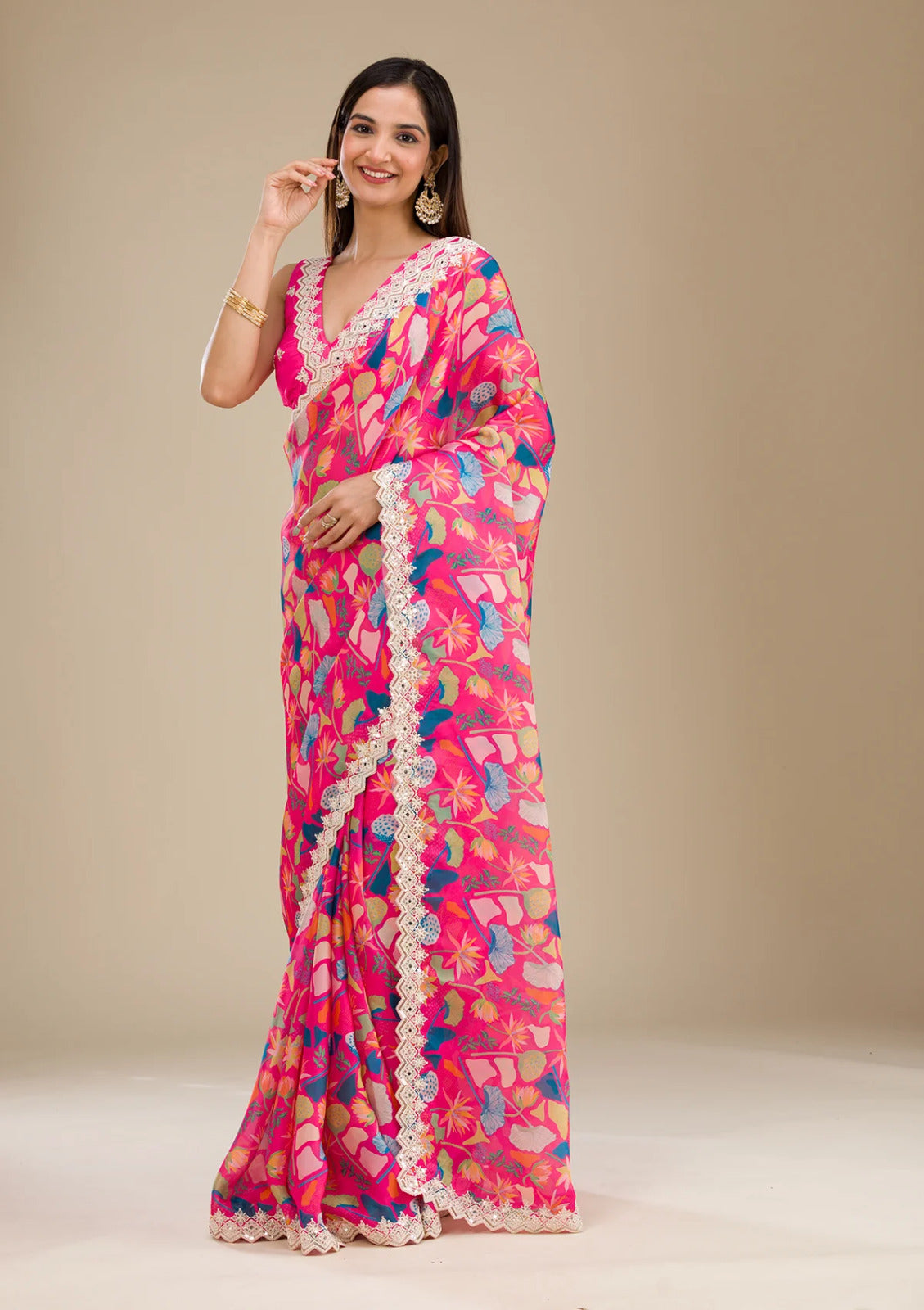Wedding wear Readymade Indian Designer saree