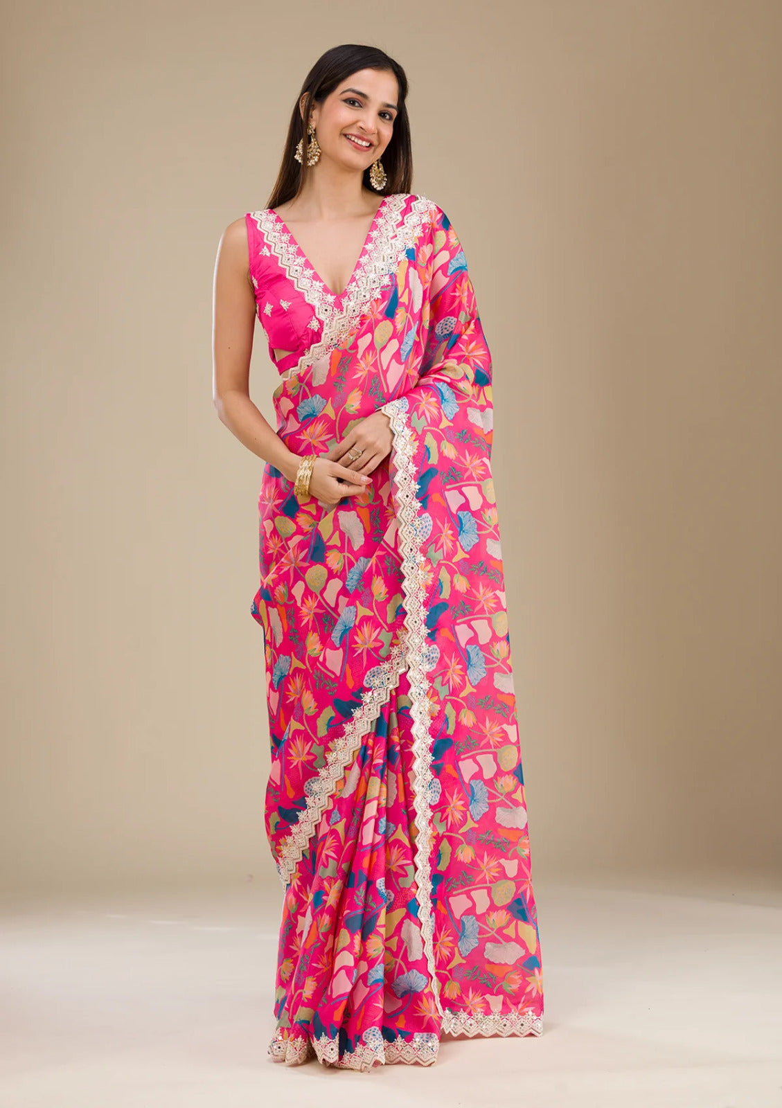 Wedding wear Readymade Indian Designer saree