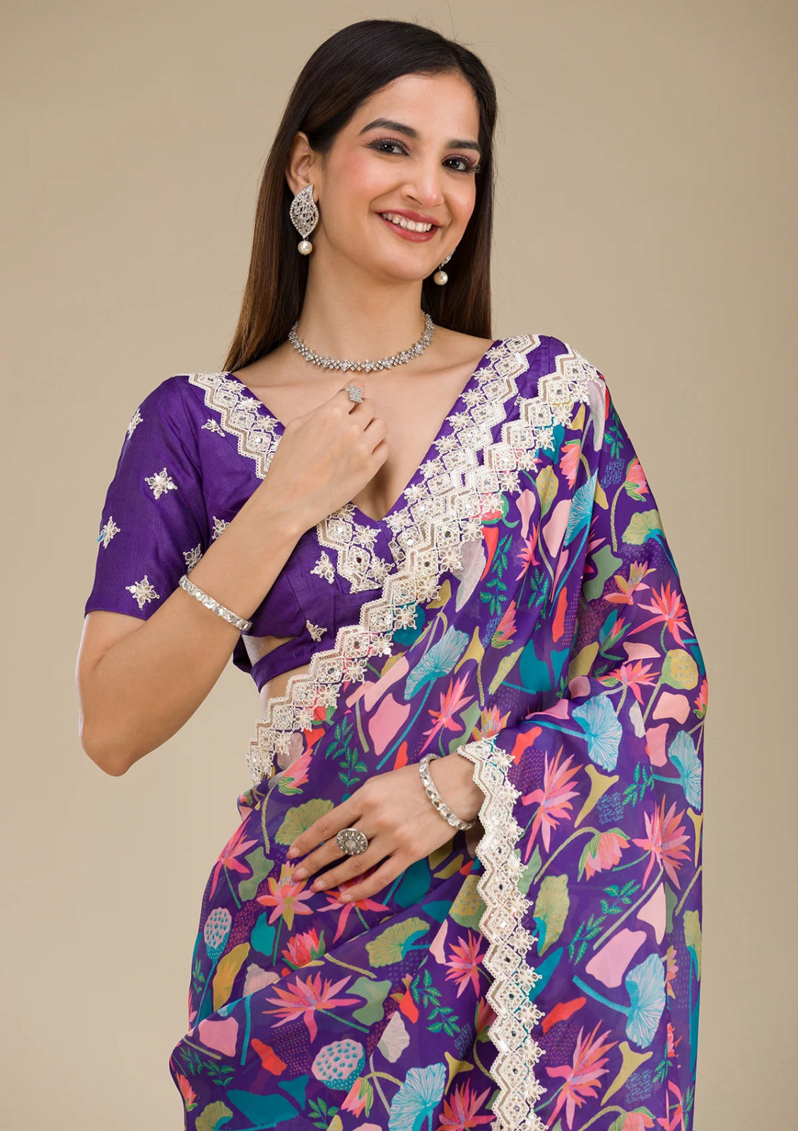 Wedding wear Readymade Indian Designer saree