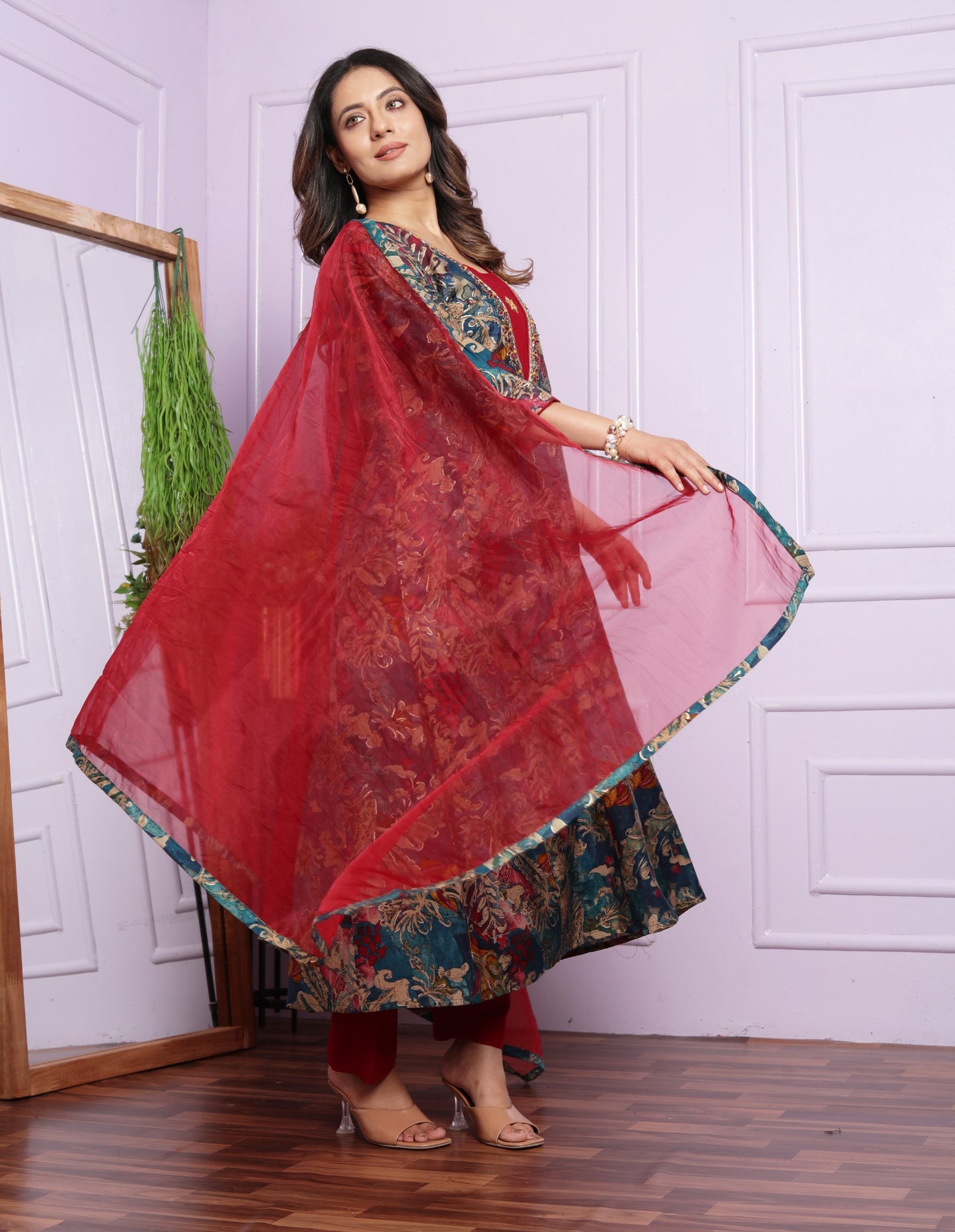 Readymade Silk salwar kameez wedding dress