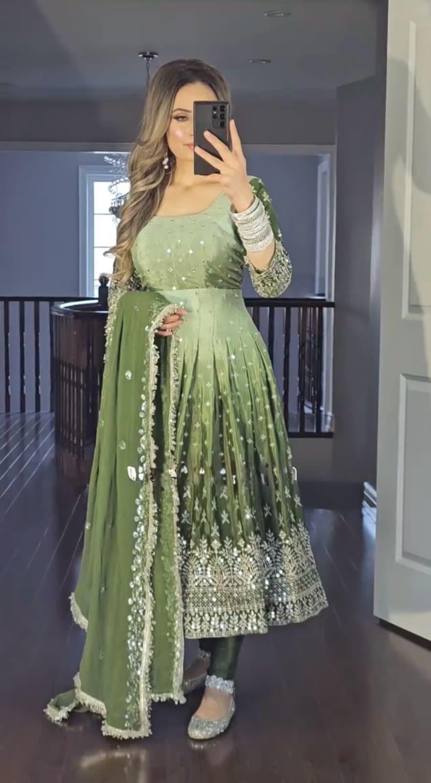 Anarkali Full Flair Readymade Wedding salwar kameez Punjabi suit