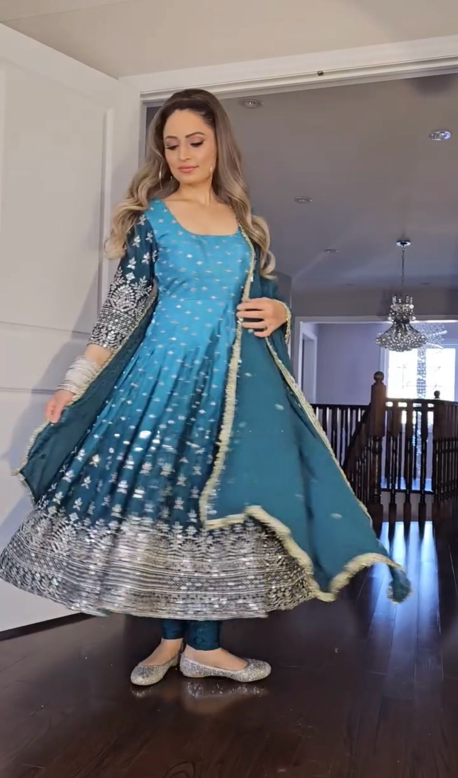Anarkali Full Flair Readymade Wedding salwar kameez Punjabi suit