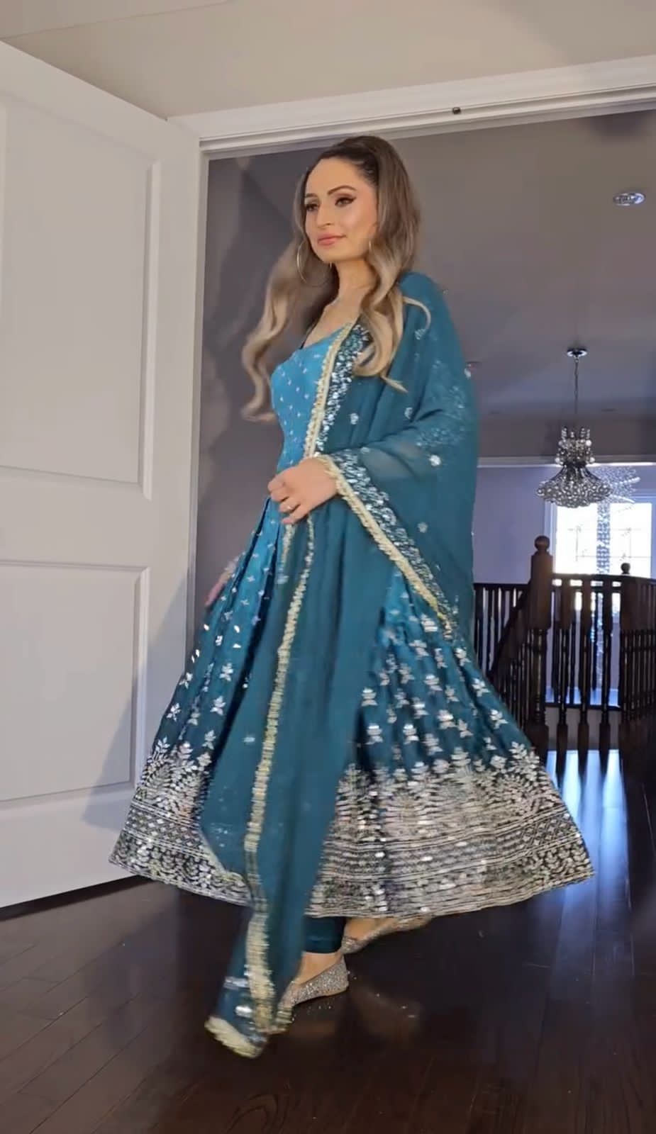 Anarkali Full Flair Readymade Wedding salwar kameez Punjabi suit