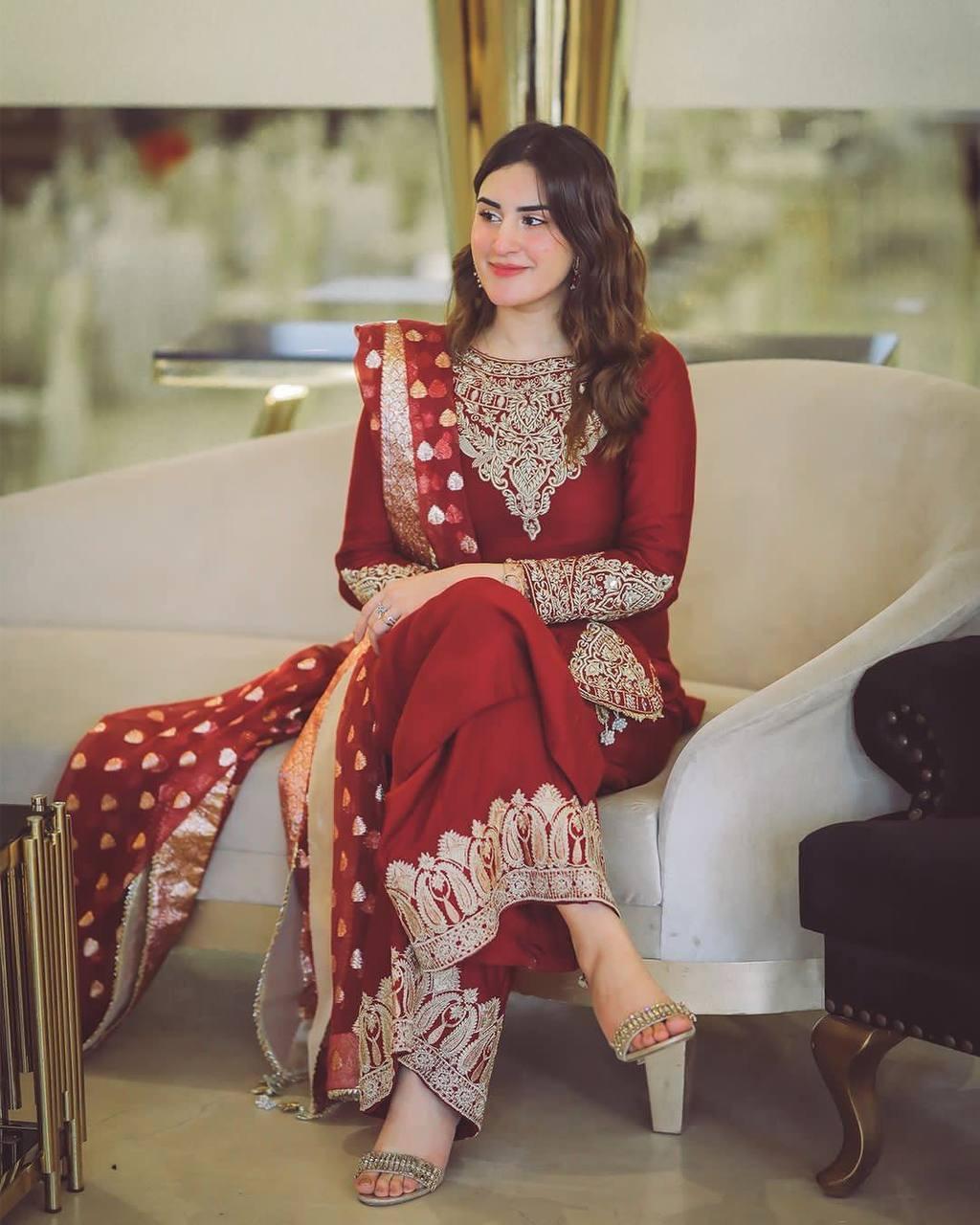 Pakistani eid salwar kameez readymade wedding dress