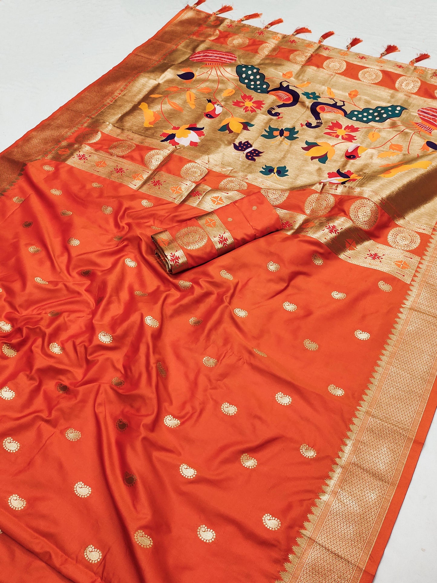 Pethani silk saree Designer Readymade Wedding saree