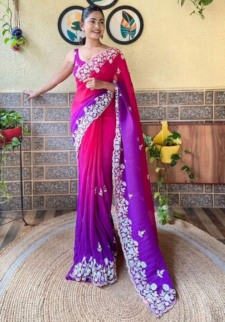 Bollywood Designer wedding partywear Readymade saree