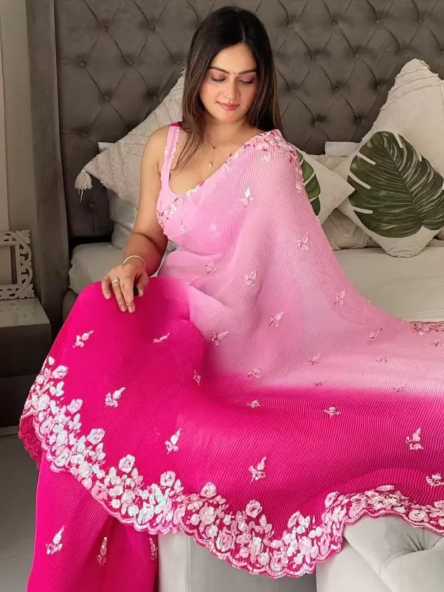 Bollywood Designer wedding partywear Readymade saree