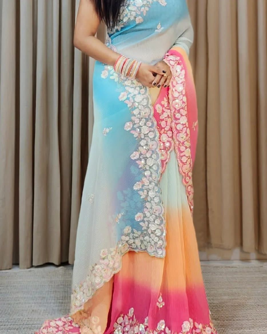 Bollywood Designer wedding partywear Readymade saree