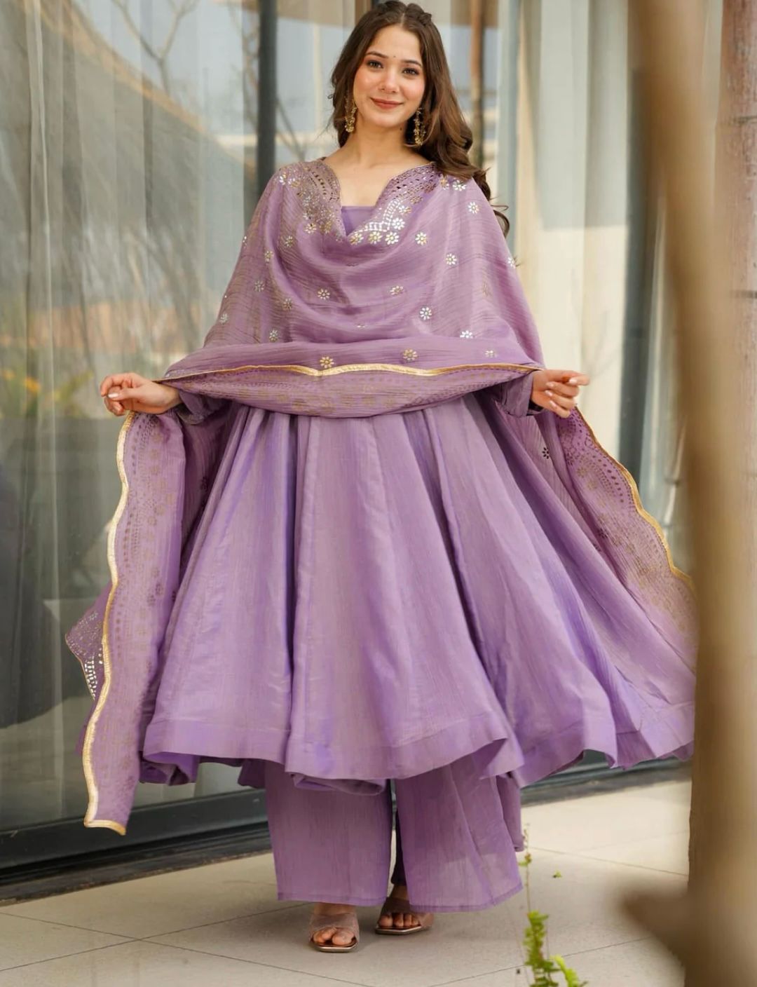 Anarkali Full Flair Readymade Wedding salwar kameez dress