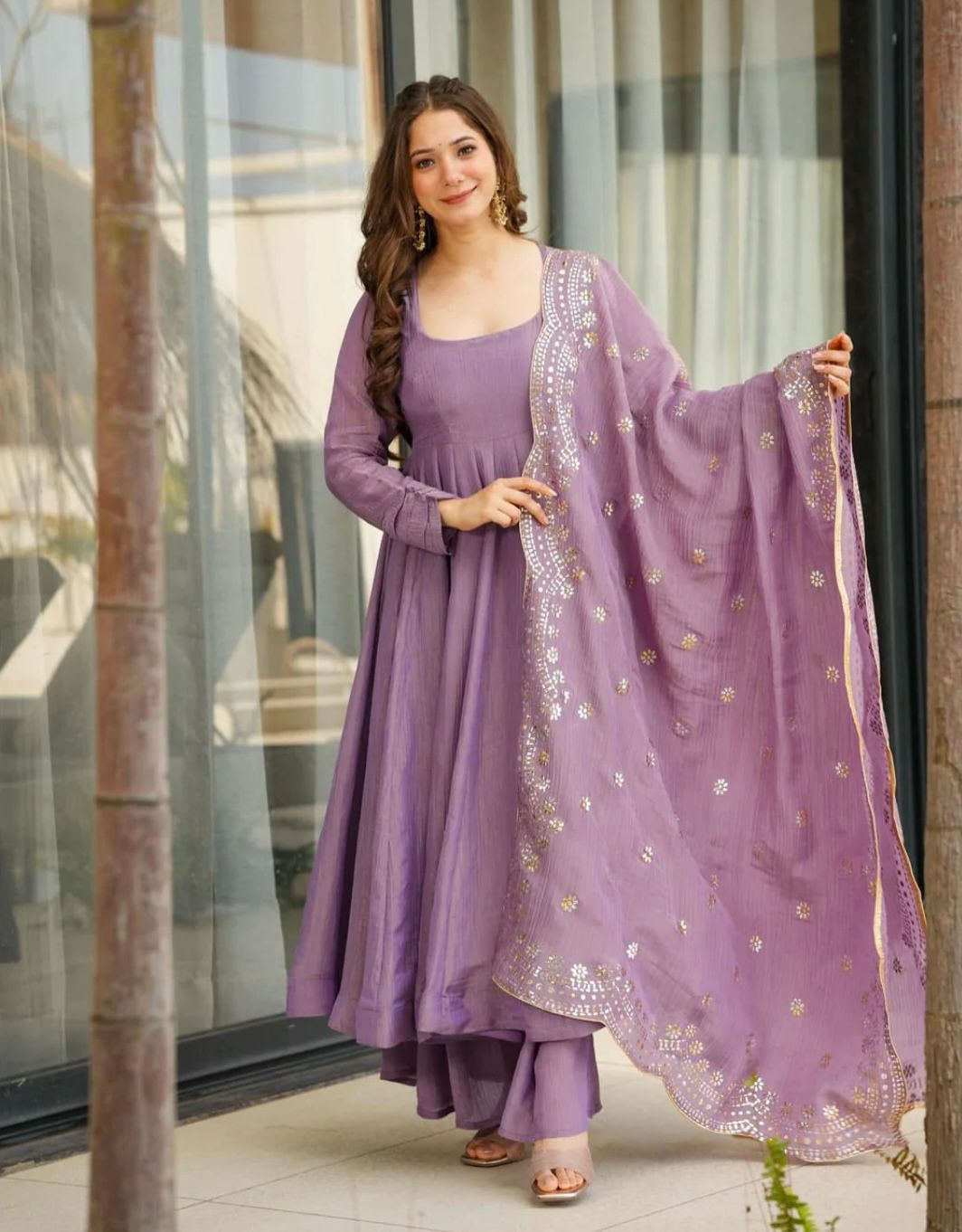 Anarkali Full Flair Readymade Wedding salwar kameez dress
