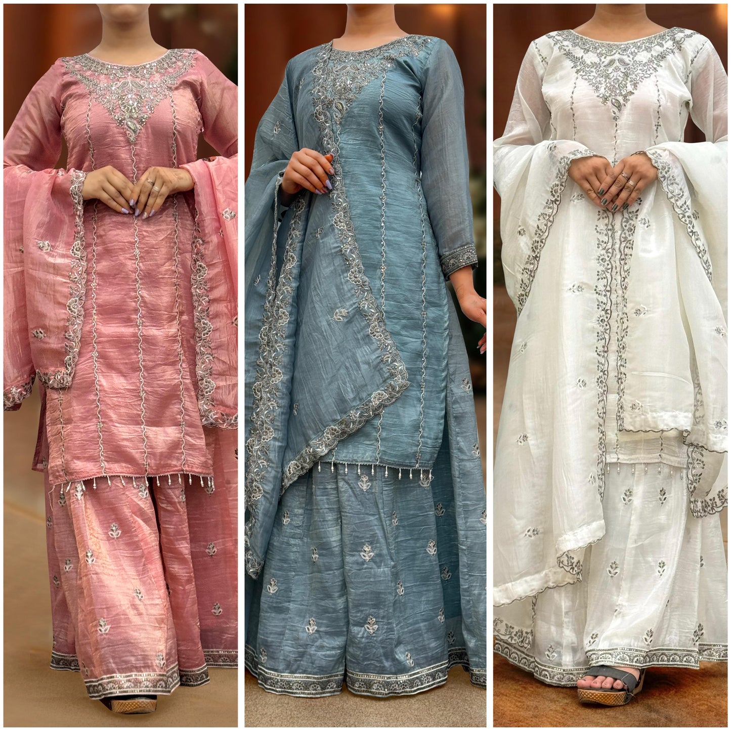 Palazzo Suit Set pakistani Readymade Salwar Kameez wedding wear