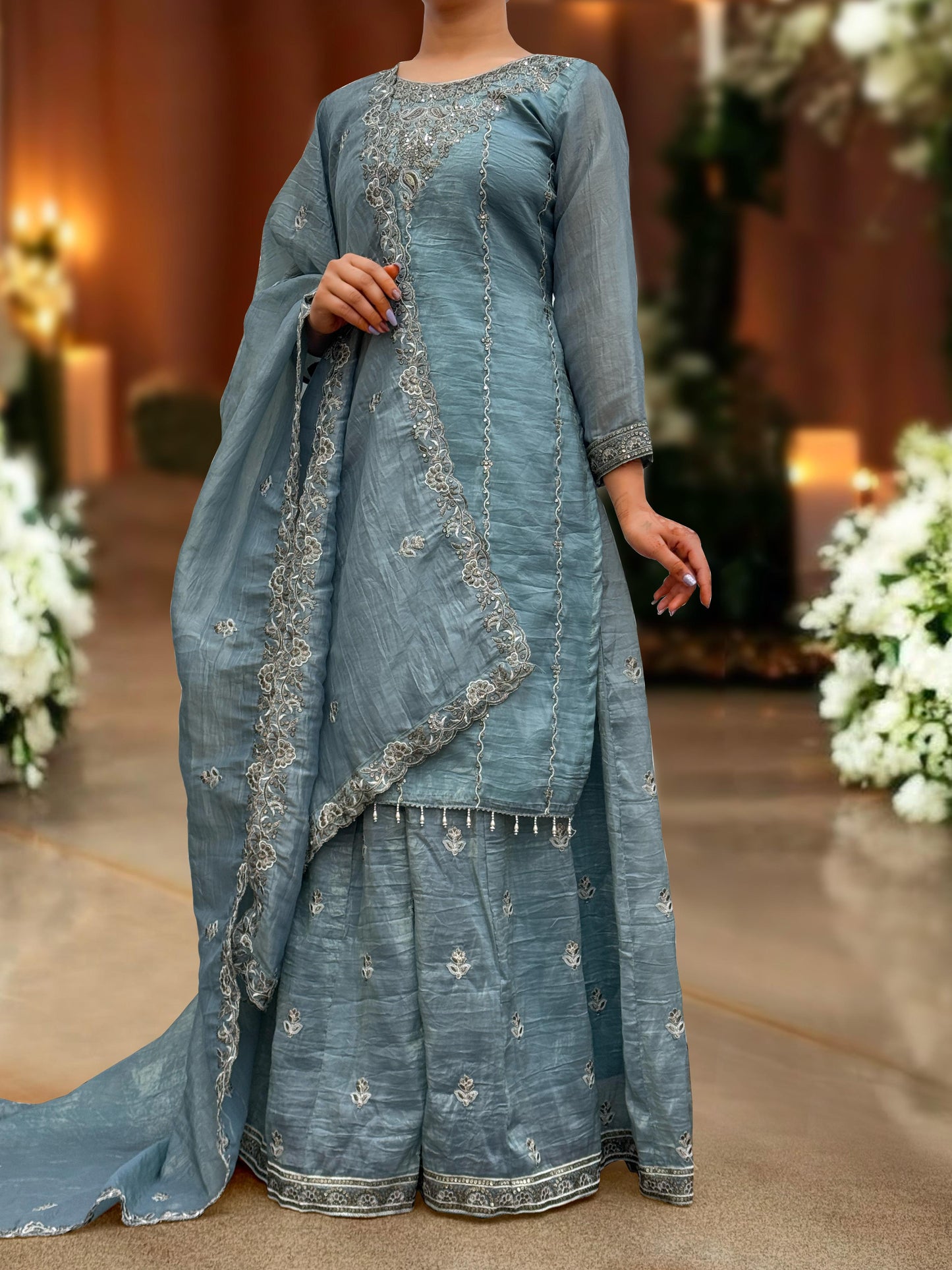 Palazzo Suit Set pakistani Readymade Salwar Kameez wedding wear