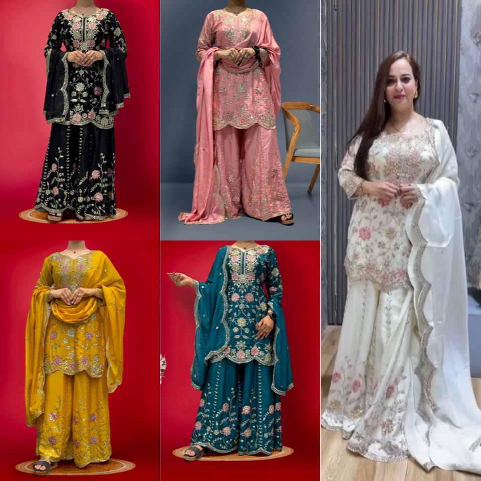 Premium Palazzo Suit Set Readymade Pakistani Indian salwar kameez dress