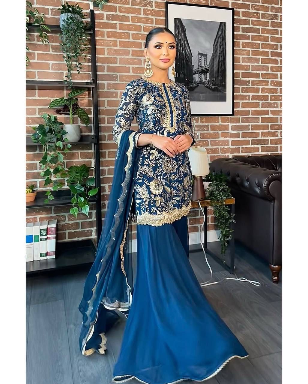 Sharara Suit Set for wedding Readymade Indian Pakistani dress