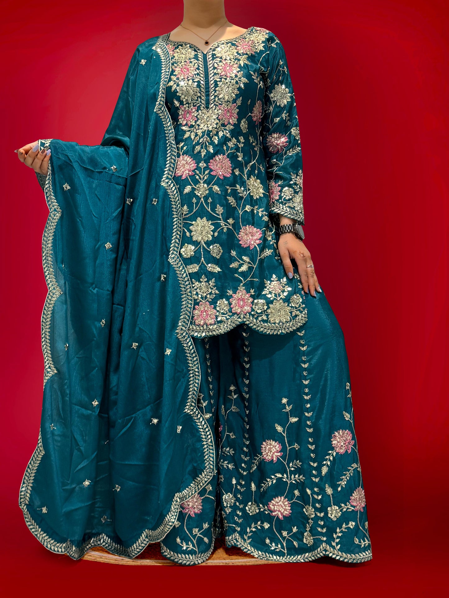 Premium Palazzo Suit Set Readymade Pakistani Indian salwar kameez dress