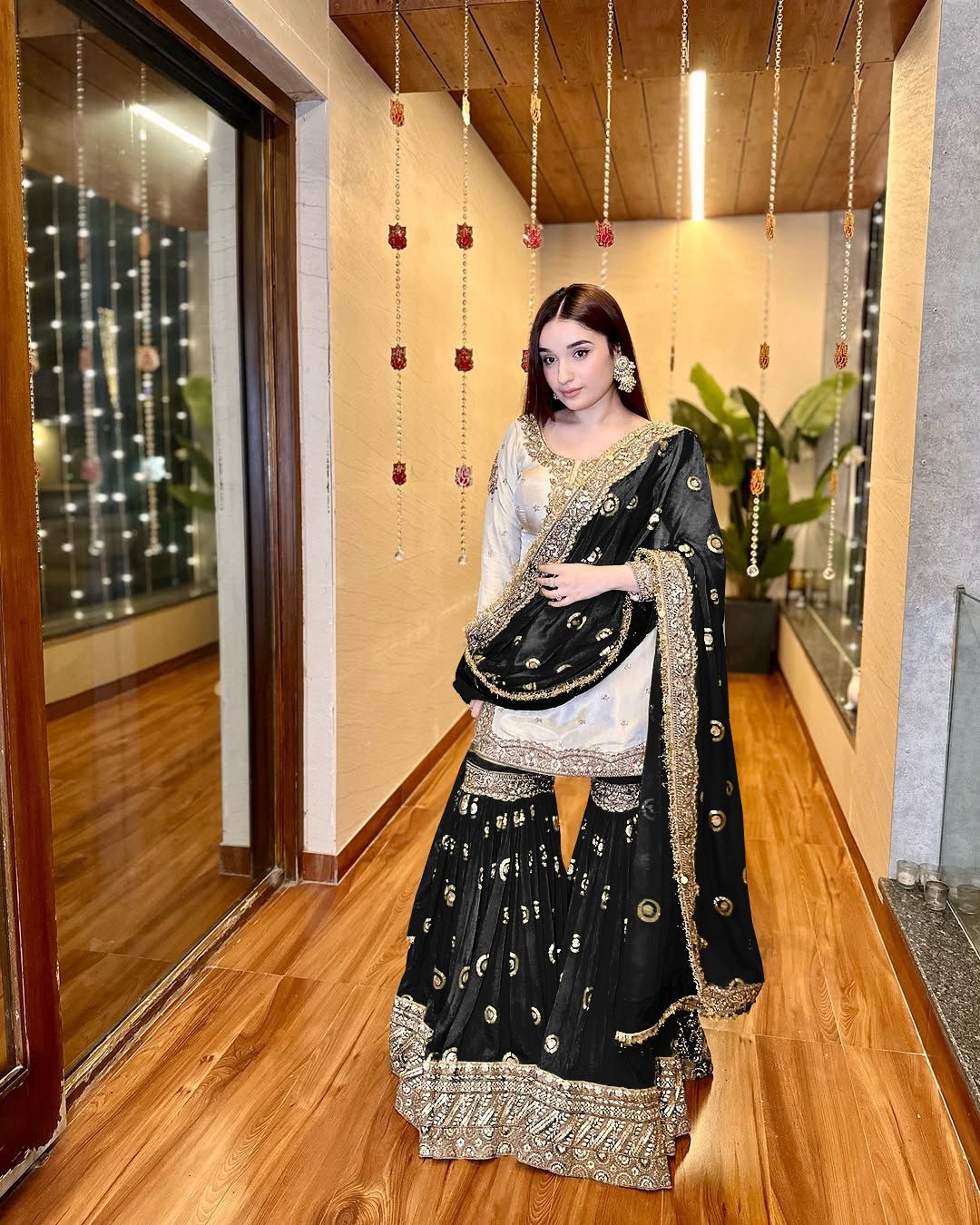 Premium Sharara Suit set Readymade Pakistani Indian Designer salwar kameez