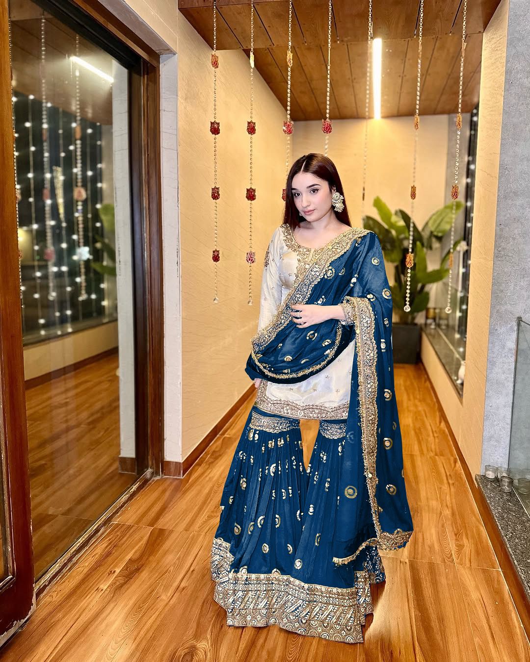 Premium Sharara Suit set Readymade Pakistani Indian Designer salwar kameez